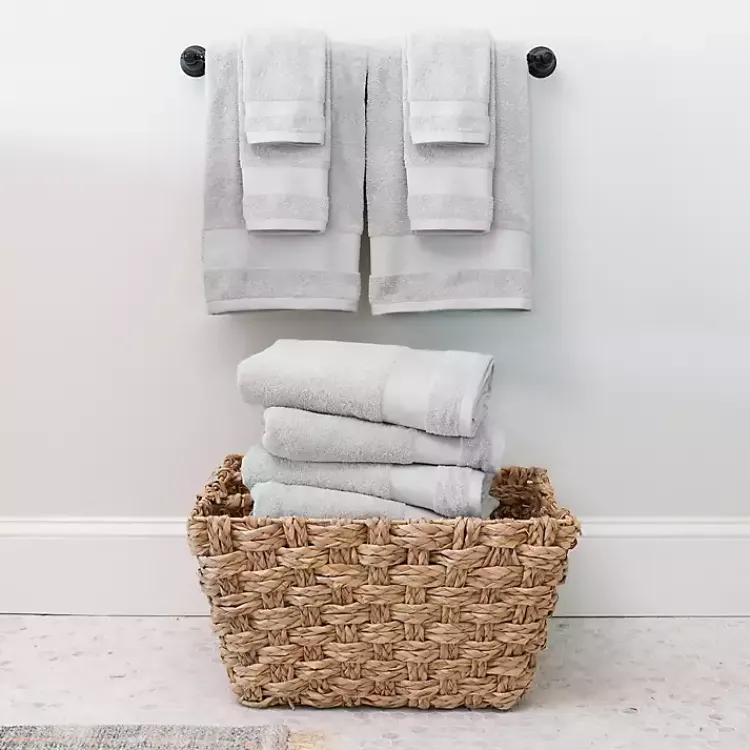 Kirklands Home Bath Towels|6-pc. Essential Cotton Bath Towels Gray