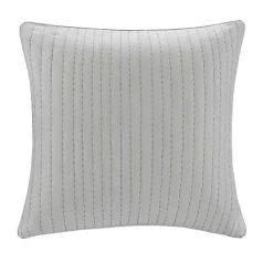 Kirklands Home Bedding Essentials|Quilted Euro Sham Gray