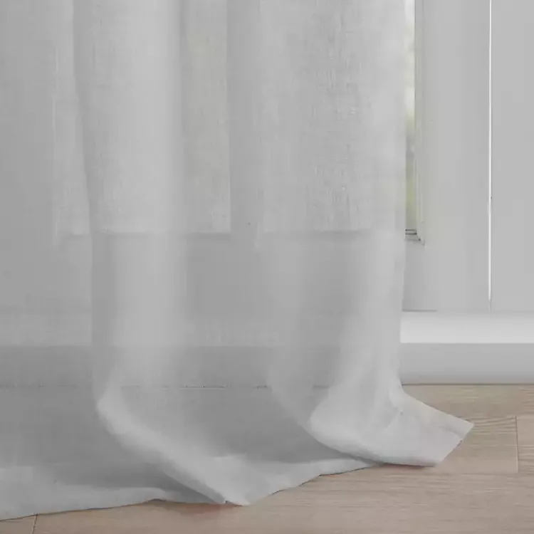 Kirklands Home Curtains & Drapes|Rosette Tab Top Curtain Panel, 95 in. Gray