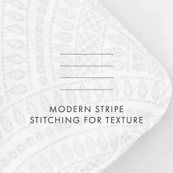 Kirklands Home Quilts|Gray Scalloped Reversible 3-pc. King Quilt Set