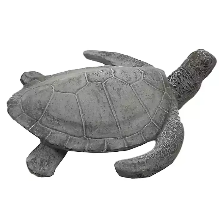 Kirklands Home Garden Statues|Sea Turtle Outdoor Statue Gray