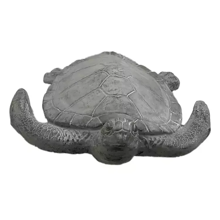 Kirklands Home Garden Statues|Sea Turtle Outdoor Statue Gray