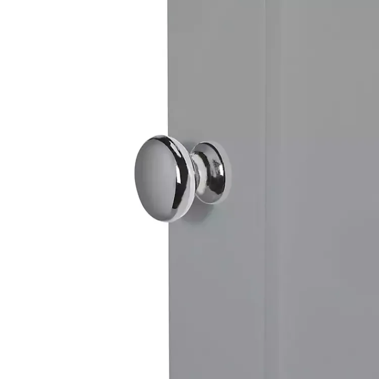 Kirklands Home Cabinets & Sideboards|Single Door 3-Drawer Cabinet Gray