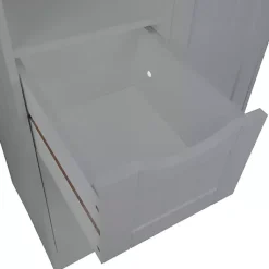 Kirklands Home Cabinets & Sideboards|Single Door 3-Drawer Cabinet Gray