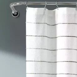 Kirklands Home Shower Curtains|Stripe Ombre Shower Curtain Gray