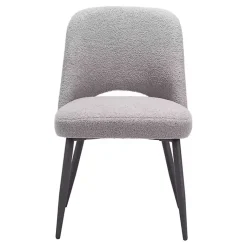 Kirklands Home Dining Chairs|Teddy Upholstered Dining Chairs, Set of 2 Gray