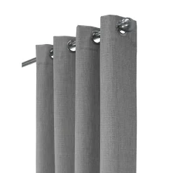 Kirklands Home Curtains & Drapes|Thatched Blackout Curtain Panel, 63 in. Gray