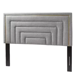 Kirklands Home Beds & Headboards|Tufted Upholstered Adjustable Queen Headboard Gray