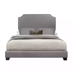Kirklands Home Beds & Headboards|Upholstered Channing King Bed Gray