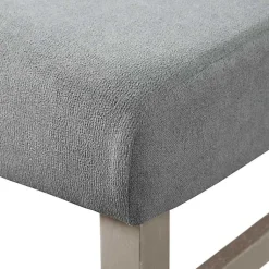 Kirklands Home Dining Chairs|Upholstered Porter Dining Chairs, Set of 2 Gray