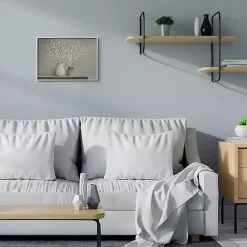 Kirklands Home Framed Art|Willow Flower in Vases Framed Art Print Gray