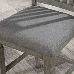 Kirklands Home Bar Stools & Counter Height Stools|Wire-Brushed Noreste Counter Stools, Set of 2 Gray