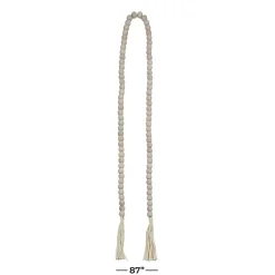 Best Wood Beads Cream Tassel Garland Decorative Accents