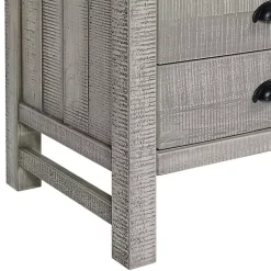 Kirklands Home Nightstands|Wood Open Shelf Nightstand Gray