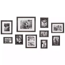 Kirklands Home Gallery Wall Frames|Wood 10-pc. Gallery Wall Picture Frame Set Gray