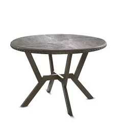 Kirklands Home Dining Sets|Gray Wood Upholstered 5-pc. Dining Set