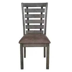 Kirklands Home Dining Chairs|Wooden Fiji Dining Chairs, Set of 2 Gray