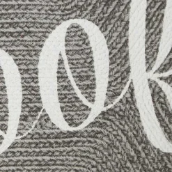 Kirklands Home Kitchen & Floor Mats|Gray Woof Bone Pet Bowl Mat