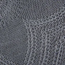 Kirklands Home Table Linens|Woven Round Placemats, Set of 6 Gray