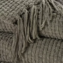 Sale Woven Waffle Knit Chenille Throw Blankets & Throws