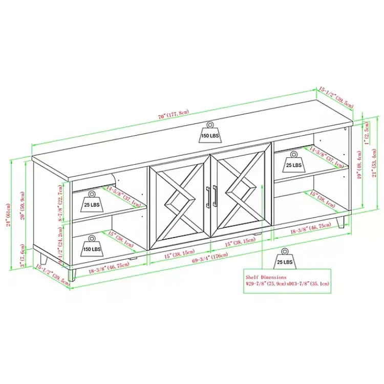 Kirklands Home Tv Stands & Media Consoles|wash Wood Helix Open Shelf TV Stand Gray