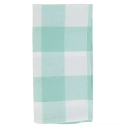 Kirklands Home Table Linens|and White Buffalo Plaid Napkins, Set of 4 Green