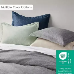 Kirklands Home Comforters|Chambray 3-pc. Full/Queen Comforter Set Green