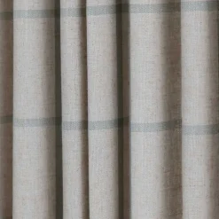 Kirklands Home Curtains & Drapes|Green Checkered Single Curtain Panel, 84 in.