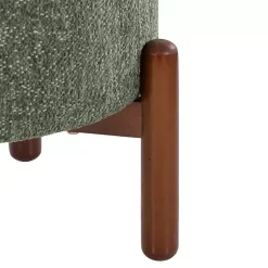 Kirklands Home Benches & Ottomans|Daniella Storage Ottoman Green