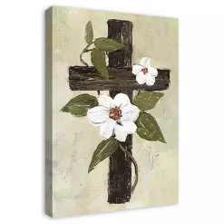 Discount Easter Cross Canvas Art Print Easter Decorations