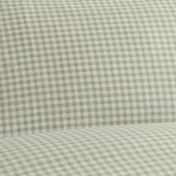 Kirklands Home Bed Sheets|Gingham 3-pc. Full Sheet Set Green