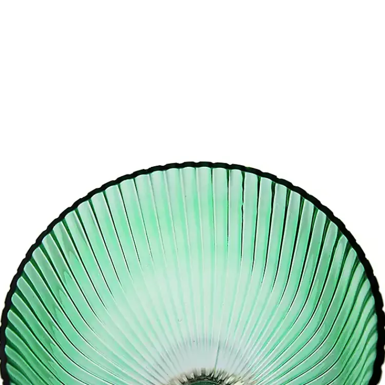 Hot Glass Vase with Gold Pedestal Base, 16 in. Vases