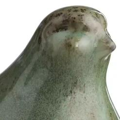 Glazed Ceramic Bird Figurines, Set of 3 Statues & Figurines