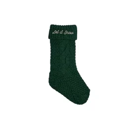 Sale Let it Snow Cable Knit Stocking Christmas Stockings & Stocking Holders