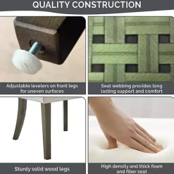 Kirklands Home Dining Chairs|Madison Park Ultra Dining Chairs, Set of 2 Green