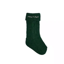 Sale Merry & Bright Cable Knit Stocking Christmas Stockings & Stocking Holders