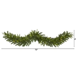 Discount Pine Clear LED Garland Christmas Arrangements & Garland