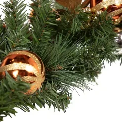 Outlet Green Pine with Ornaments Garland Christmas Arrangements & Garland