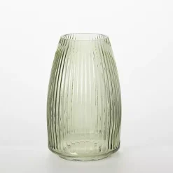 Best Round Ribbed Glass Vase Vases