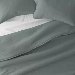 Kirklands Home Quilts|Stitched Stripes 3-pc. King Quilt Set Green