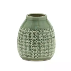 New Terracotta Dotted Vase, 7 in. Vases