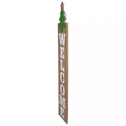 Online Green Welcome Christmas Tree Wall Decoration Outdoor Christmas Decorations