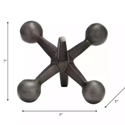 New Gunmetal Metal Jack Sculpture Statues & Figurines