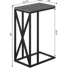 Kirklands Home Accent & End Tables|Gunmetal Tucson C-Table Gray