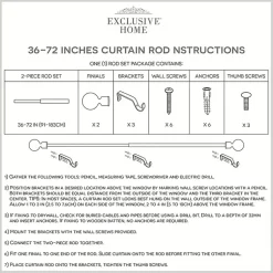 Kirklands Home Curtain Rods & Hardware|Gunmetal Open Sphere Curtain Rod, 72 in.