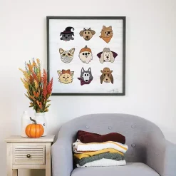 Best Halloween Hounds Framed Art Print Halloween