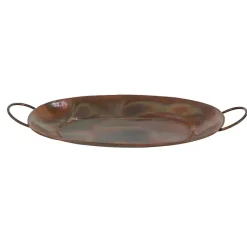 Sale Hammered Copper 3-pc. Iridescent Tray Set Decorative Trays