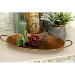 Sale Hammered Copper 3-pc. Iridescent Tray Set Decorative Trays