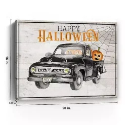 Outlet Happy Halloween Truck Canvas Art Print Halloween