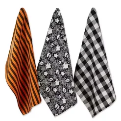 Best Haunted Prints Assorted Dishtowels, Set of 3 Halloween